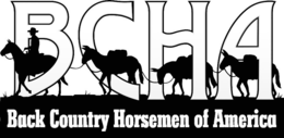 BCHA BACK COUNTRY HORSEMEN OF AMERICA trademark