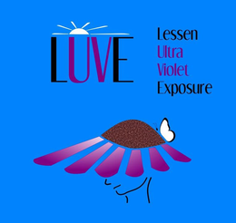 LUVE LESSEN ULTRA VIOLET EXPOSURE trademark
