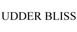 UDDER BLISS trademark