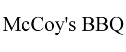 MCCOY'S BBQ trademark