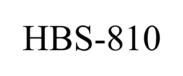 HBS-810 trademark