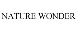 NATURE WONDER trademark