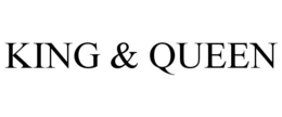 KING & QUEEN trademark