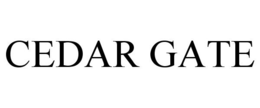 CEDAR GATE trademark