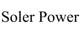 SOLER POWER trademark