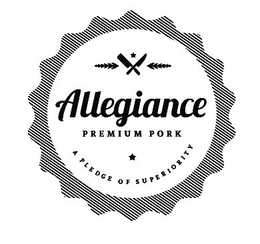 ALLEGIANCE PREMIUM PORK A PLEDGE OF SUPERIORITY trademark