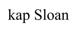 KAP SLOAN trademark