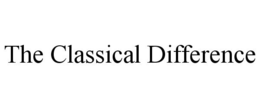 THE CLASSICAL DIFFERENCE trademark