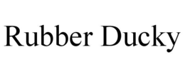 RUBBER DUCKY trademark