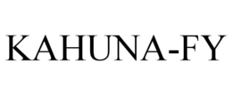 KAHUNA-FY trademark