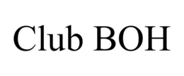 CLUB BOH trademark