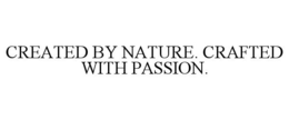 CREATED BY NATURE. CRAFTED WITH PASSION. trademark