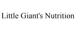 LITTLE GIANT'S NUTRITION trademark