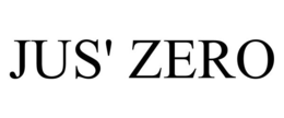 JUS' ZERO trademark