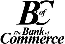 B OF C THE BANK OF COMMERCE trademark