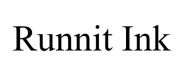 RUNNIT INK trademark