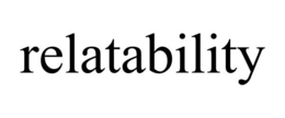 RELATABILITY trademark