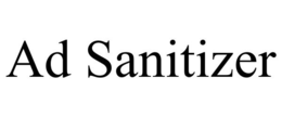 AD SANITIZER trademark