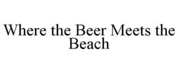 WHERE THE BEER MEETS THE BEACH trademark