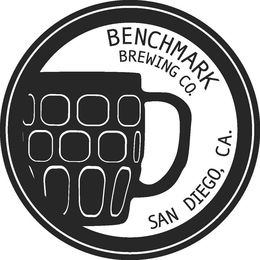 BENCHMARK BREWING CO. SAN DIEGO, CA. trademark