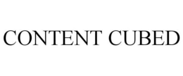 CONTENT CUBED trademark