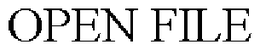 OPEN FILE trademark