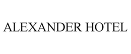 ALEXANDER HOTEL trademark