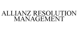ALLIANZ RESOLUTION MANAGEMENT trademark