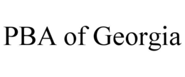 PBA OF GEORGIA trademark