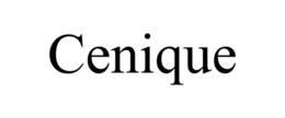 CENIQUE trademark