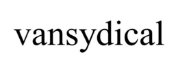 VANSYDICAL trademark