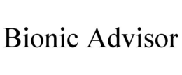 BIONIC ADVISOR trademark