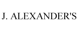J. ALEXANDER'S trademark