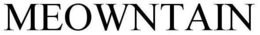 MEOWNTAIN trademark