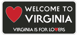 WELCOME TO VIRGINIA VIRGINIA IS FOR LOVERS trademark