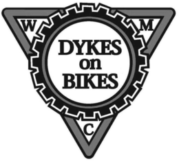 DYKES ON BIKES W M C trademark
