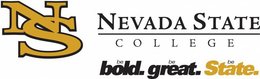 NS NEVADA STATE COLLEGE BE BOLD. BE GREAT. BE STATE. trademark