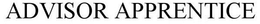 ADVISOR APPRENTICE trademark