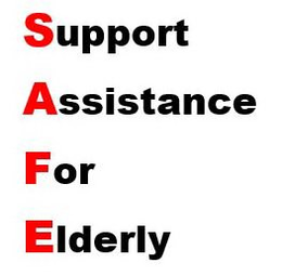 SAFE SUPPORT ASSISTANCE FOR ELDERLY trademark