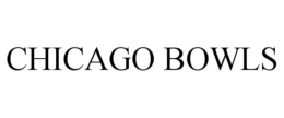 CHICAGO BOWLS trademark