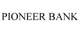 PIONEER BANK trademark