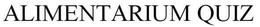 ALIMENTARIUM QUIZ trademark