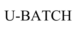 U-BATCH trademark