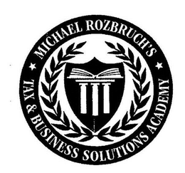 MICHAEL ROZBRUCH'S TAX & BUSINESS SOLUTIONS ACADEMY trademark
