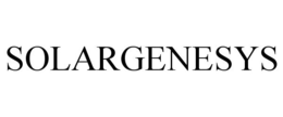 SOLARGENESYS trademark