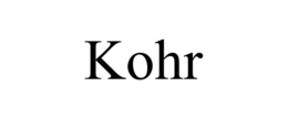 KOHR trademark