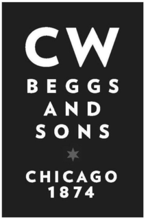 CW BEGGS AND SONS CHICAGO 1874 trademark