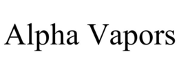 ALPHA VAPORS trademark