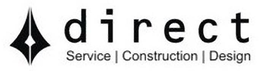 DIRECT SERVICE | CONSTRUCTION | DESIGN trademark