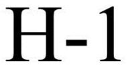 H-1 trademark